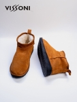 Women′s slippers made of genuine leather