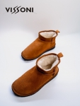 Women′s slippers made of genuine leather