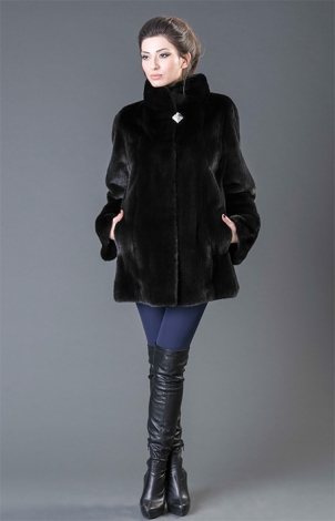 MINK BLACKGLAMA JACKET