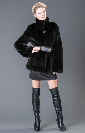 MINK BLACKGLAMA JACKET