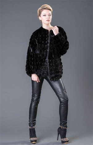 MINK BLACKGLAMA JACKET