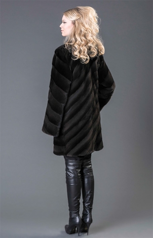 MINK BLACK MYSTIC COAT