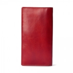 Wallet with elastic pocket for mobile phone