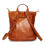 Стилна раница от мека телешка кожа