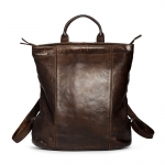 Стилна раница от мека телешка кожа