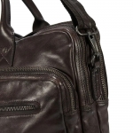 Business laptop bag - brown Freddy O