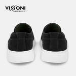Vissoni Eterno - Тъмнозелени мъжки кожени обувки от естествена телешка кожа