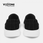 Vissoni Eterno - Черни мъжки кожени обувки от естествена телешка кожа