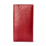 Wallet with elastic pocket for mobile phone