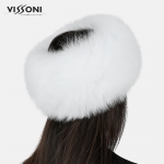 Лента за глава от естествен косъм на лисица