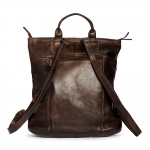 Стилна раница от мека телешка кожа