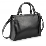 Icon - Елегантна дамска чанта - черна