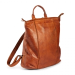 Стилна раница от мека телешка кожа