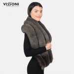 Луксозна наметка от лисица - Silver frost