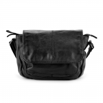 Компактна дамска чанта от мека телешка кожа