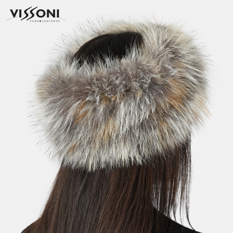 Лента за глава от естествен косъм на лисица - Golden Island