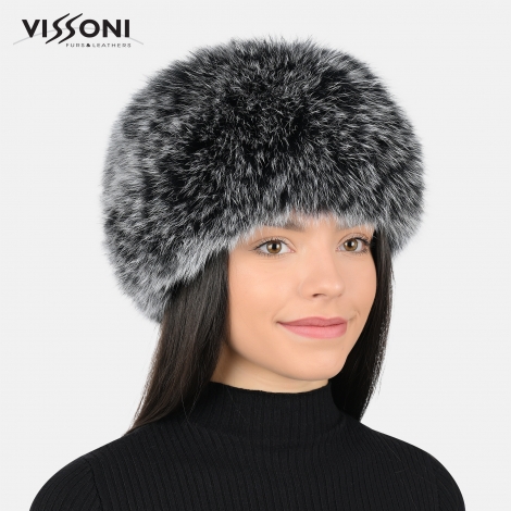 Лента за глава от естествен косъм на лисица