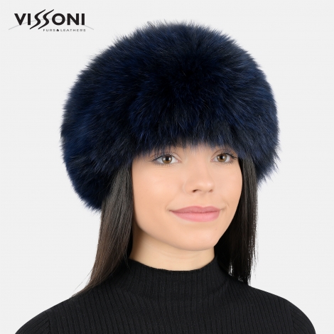 Лента за глава от естествен косъм на лисица