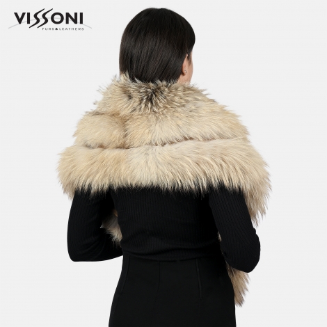 Луксозна наметка от лисица - Krystal