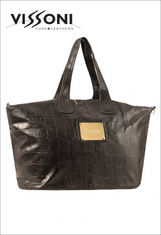 Пътническа чанта- ЕКО КОЖА КАФЯВ