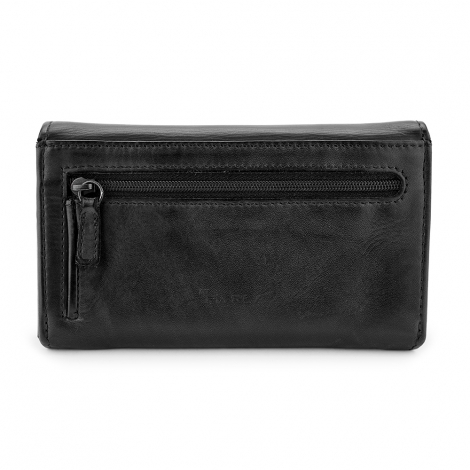 Sipo – women′s wallet made of genuine leather - black